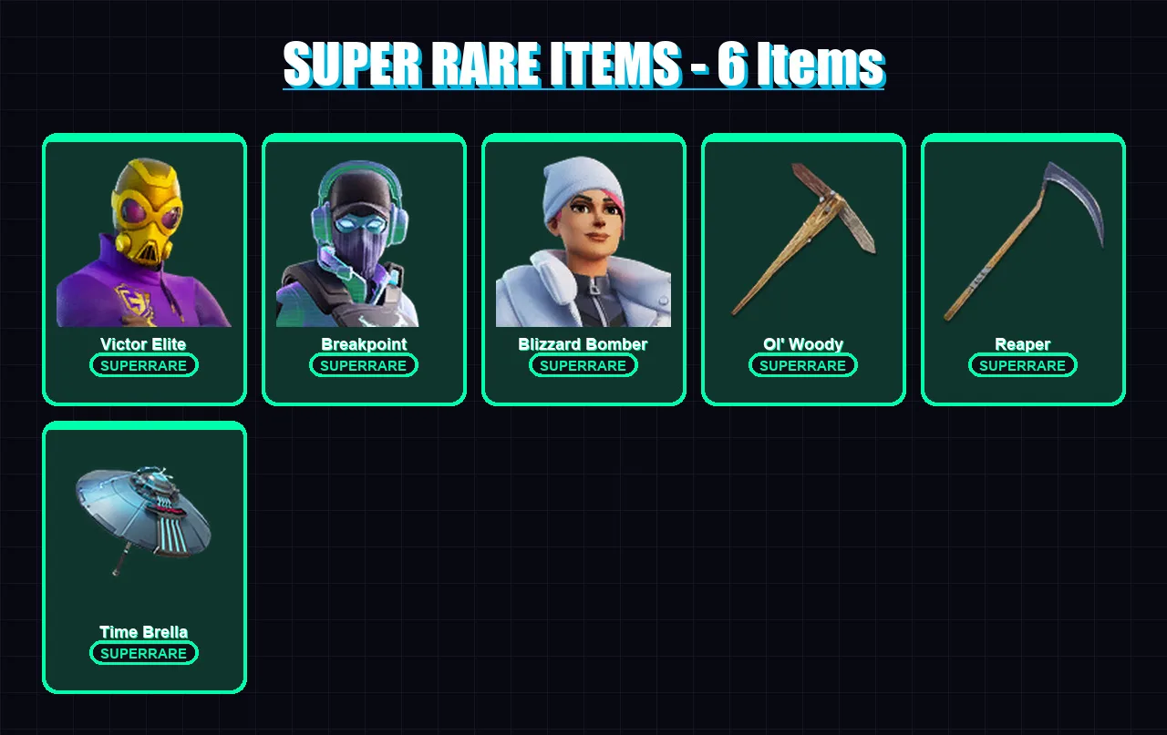 [PS4/PS5/PC] | Victor Elite | Breakpoint | Blizzard Bomber | Ronin | Hybrid | 179 skin | 226 pickaxe | 149 emote | 173 glider | Lv2948