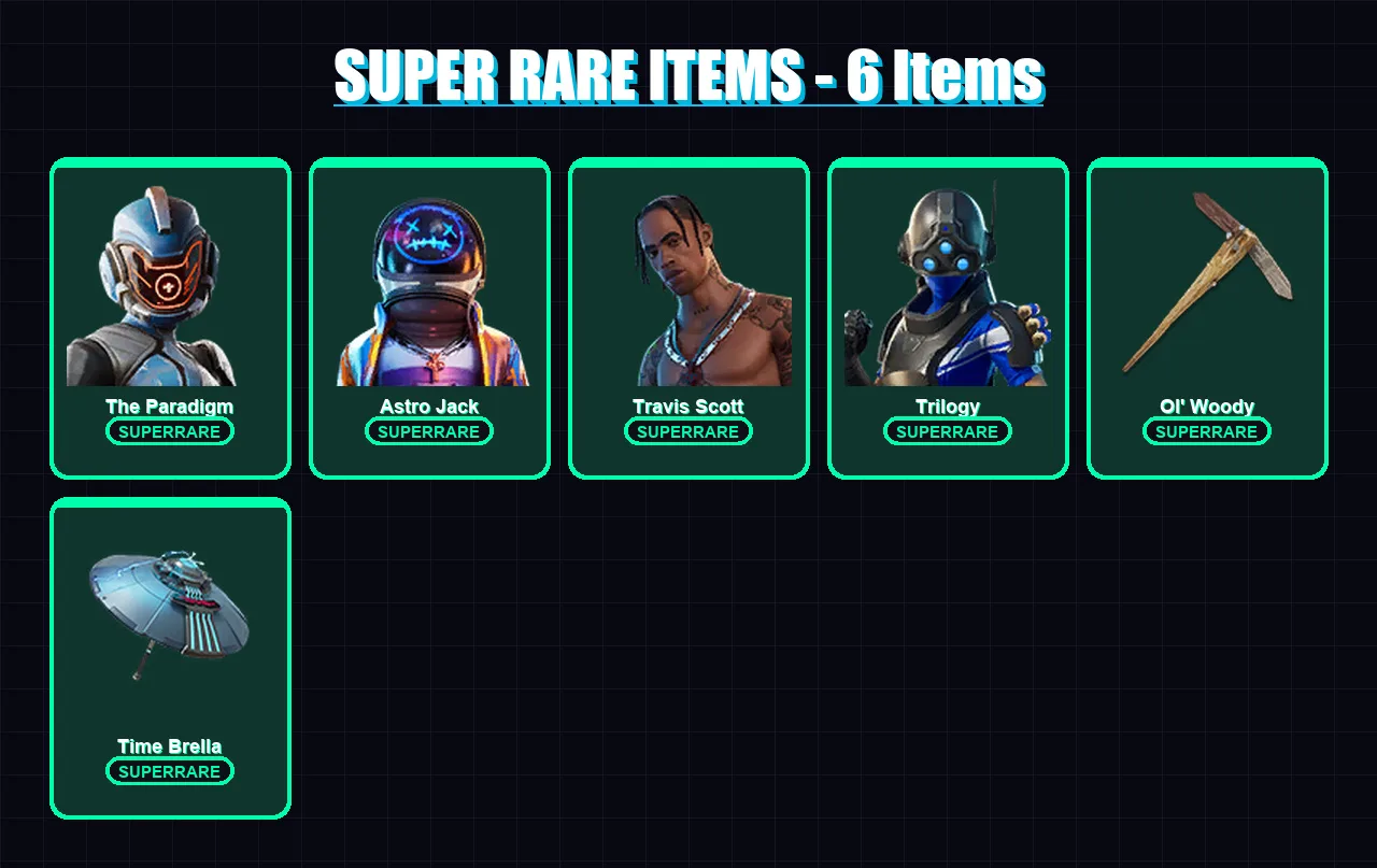 [PS4/PS5/XBOX/PC] | The Paradigm | Astro Jack | Travis Scott | Trilogy | Gear Specialist Maya | 50 skin | 80 pickaxe | 81 emote | 71 glider | Lv1177