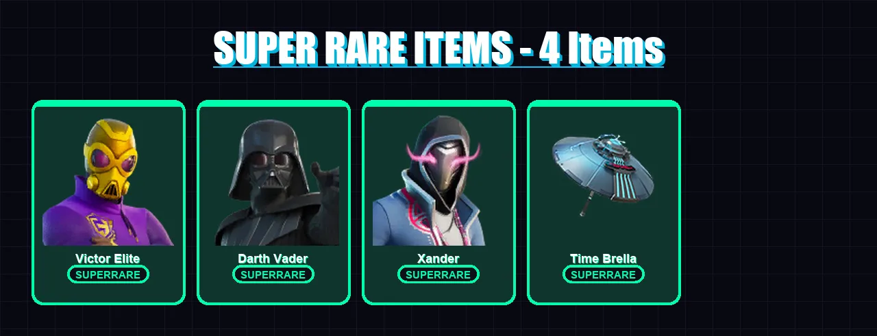 [PC/XBOX] | Victor Elite | Darth Vader | Xander | Valeria | Peter Griffin | 111 skin | 126 pickaxe | 96 emote | 108 glider | Lv1843