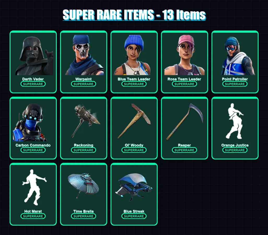 [SWITCH/PSN/PC] | Darth Vader | Warpaint | Blue Team Leader | 128 skin | Lv2159