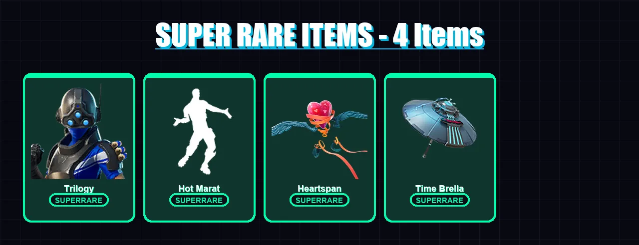 [PC/XBOX] | Trilogy | Blackheart | Hybrid | Ruin | Ember | 21 skin | 52 pickaxe | 57 emote | 68 glider | Lv1169