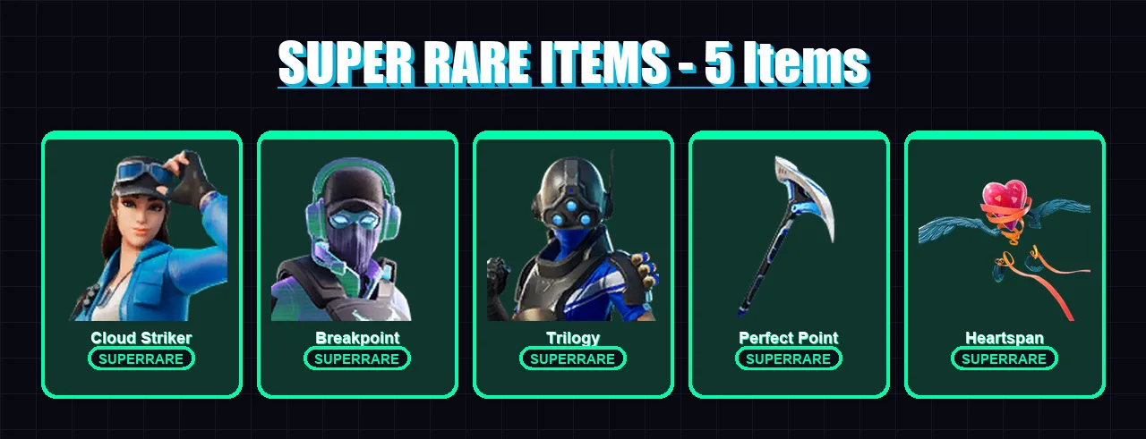 [PC/XBOX/PSN] | Cloud Striker | Breakpoint | Trilogy | Rox | Gear Specialist Maya | 46 skin | 91 pickaxe | 66 emote | 73 glider | Lv1596
