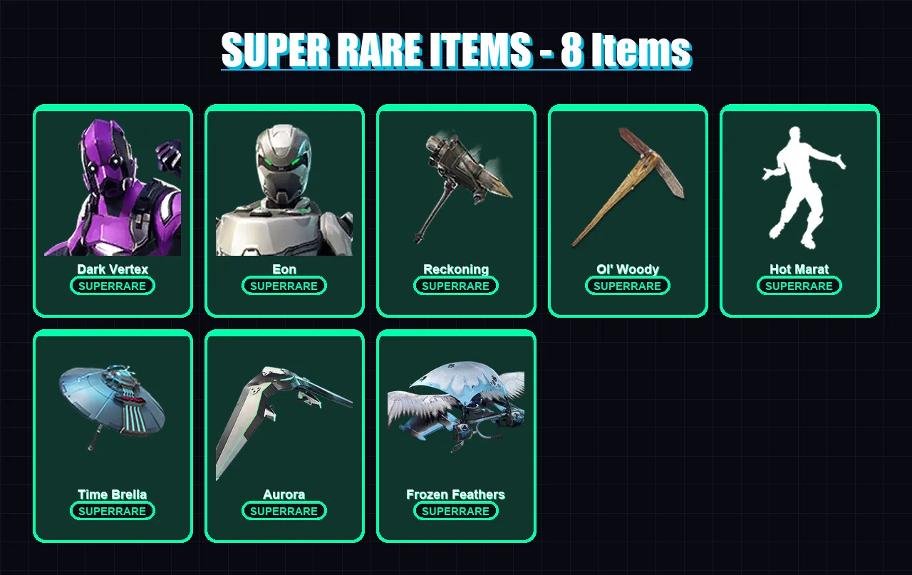 [PC/PSN] | Dark Vertex | Eon | Dire | Spectra Knight | Ravage | 157 skin | 112 pickaxe | 109 emote | 110 glider | Lv1366