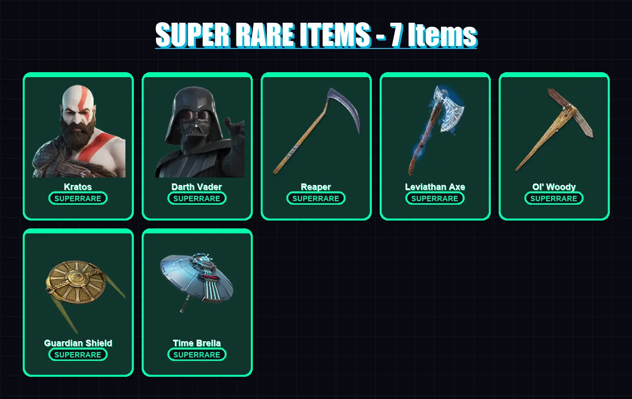 [PC/XBOX] | Kratos | Darth Vader | Twyn | Galaxia | Vegeta | 261 skin | 275 pickaxe | 167 emote | 193 glider | Lv2037 — Game account