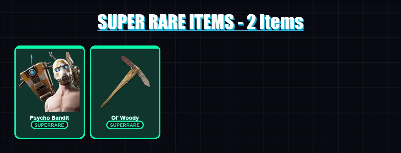 [PS4/PS5/XBOX/PC] | Psycho Bandit | Blaze | Hairpin | Mecha R3X | The Voidblade | 132 skin | 172 pickaxe | 148 emote | 108 glider | Lv2606