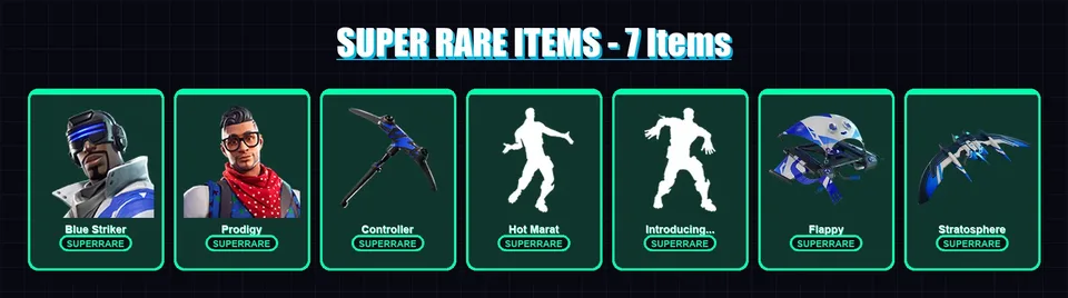 [PS4/PS5/XBOX/PC] | Blue Striker | Prodigy | Lynx | Zenith | 4 skin | 6 pickaxe | 12 emote | 9 glider | Lv127 — main preview