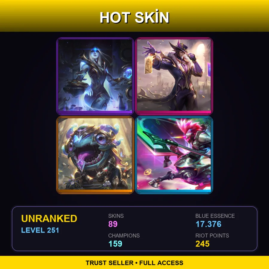 LAS | Lv251 | Unranked | 89 Skin | 159 Champ — Odyssey Aatrox
