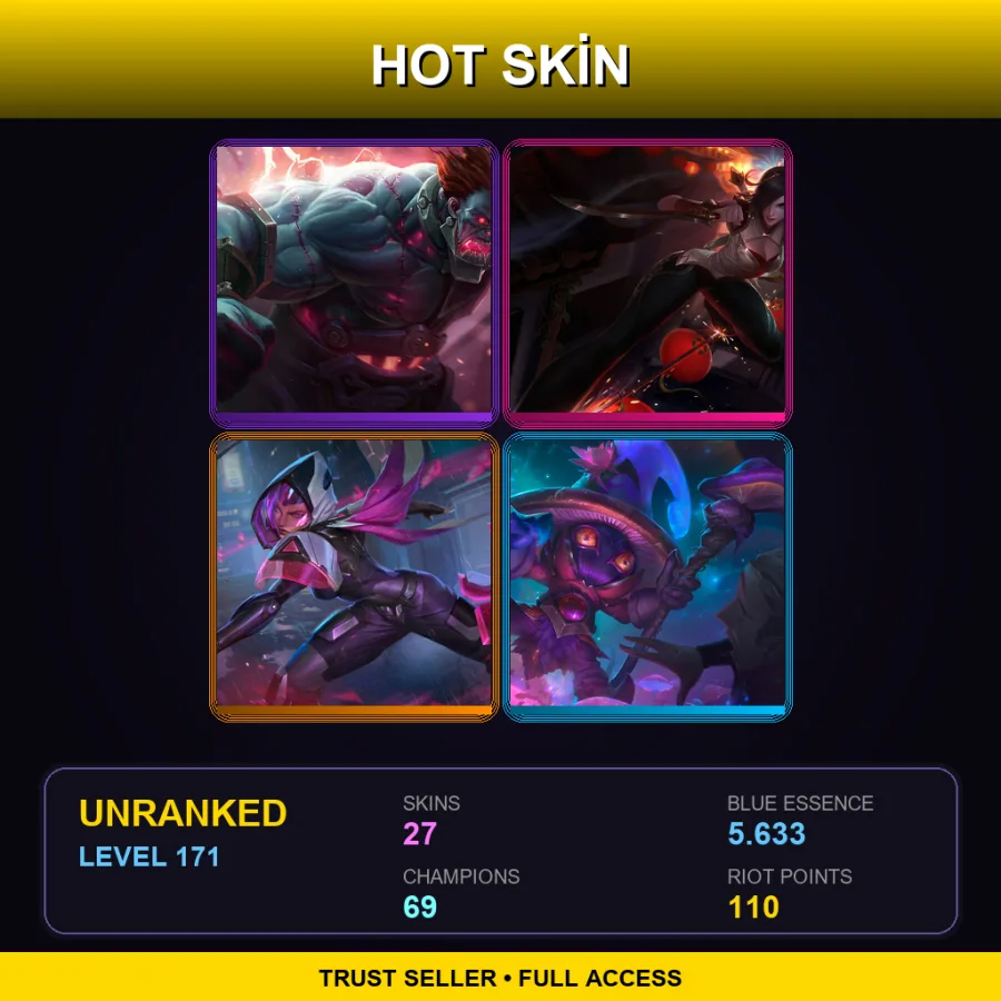 LAS | Lv171 | Unranked | 27 Skin | 69 Champ — Elderwood Veigar
