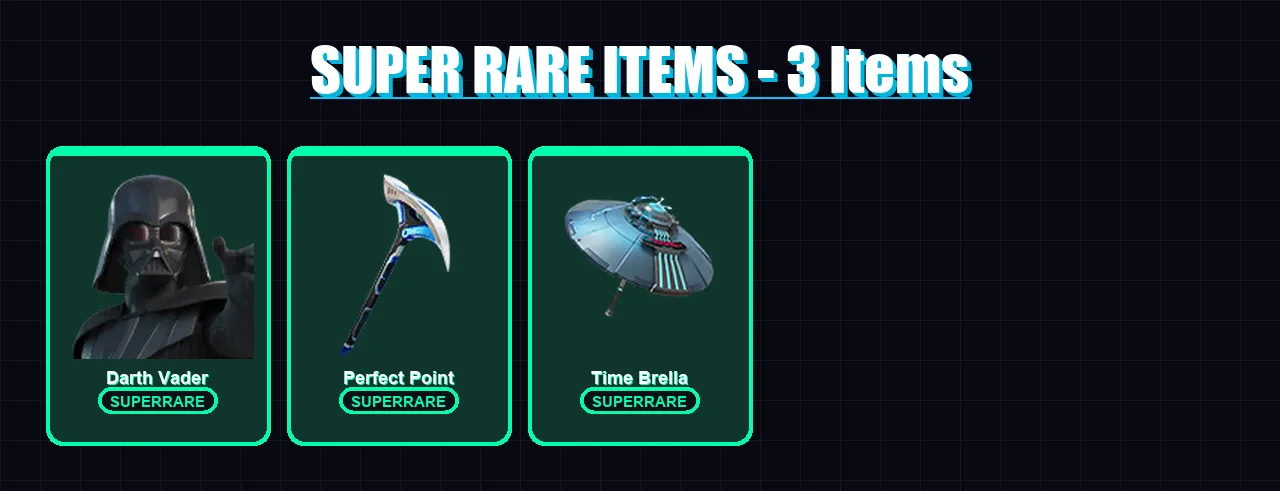 [PC/XBOX] | Darth Vader | Fade | The Imagined | Torin | The Origin | 87 skin | 116 pickaxe | 100 emote | 98 glider | Lv3080