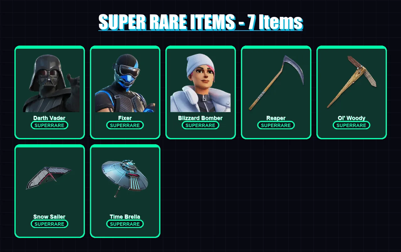 [PC] | Darth Vader | Fixer | Blizzard Bomber | Optimus Prime | Peter Griffin | 137 skin | 148 pickaxe | 114 emote | 120 glider | Lv1689 — Fortnite account