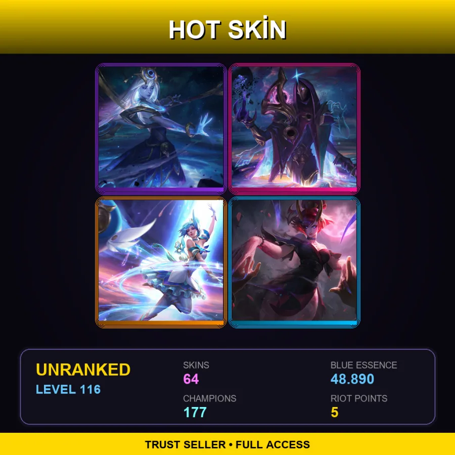 VN | Lv116 | Unranked | 64 Skin | 177 Champ — Pajama Guardian Lulu