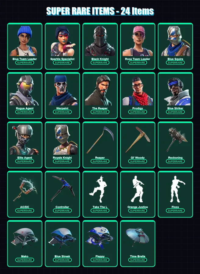 [PC/XBOX] | Blue Team Leader | Sparkle Specialist | Black Knight | 72 skin | Lv815 — Game account