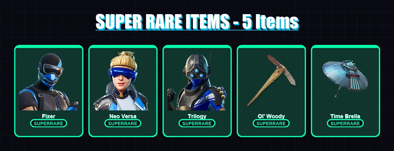 [PS4/PS5/PC] | Fixer | Neo Versa | Trilogy | Peter Griffin | Mandalorian | 86 skin | 130 pickaxe | 96 emote | 98 glider | Lv1485