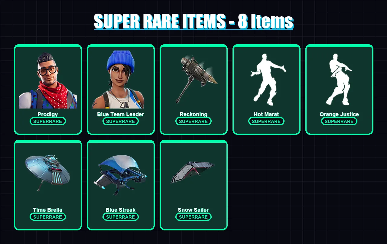 [PS4/PS5/XBOX/PC] | Prodigy | Blue Team Leader | Singularity | Era | Drift | 272 skin | 301 pickaxe | 266 emote | 219 glider | Lv3254 — Fortnite account