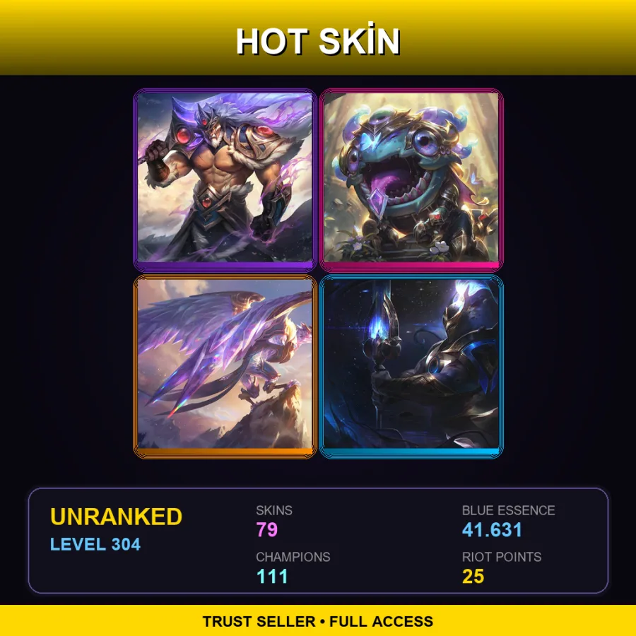 LAN | Lv304 | Unranked | 79 Skin | 111 Champ — Inkshadow Yasuo