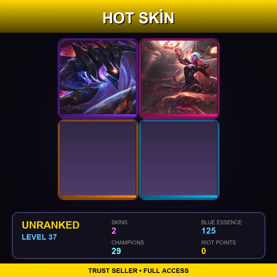 LAS | Lv37 | Unranked | 2 Skin | 29 Champ — Nightbringer Soraka