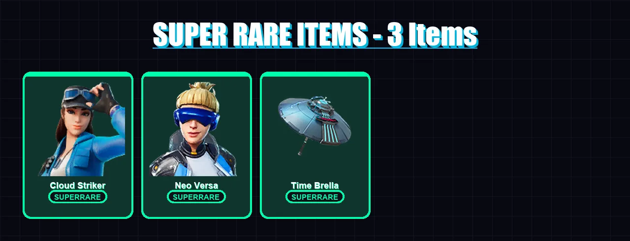 [PS4/PS5/XBOX/PC] | Cloud Striker | Neo Versa | Ronin | Predator | Eternal Knight | 91 skin | 129 pickaxe | 71 emote | 104 glider | Lv1620