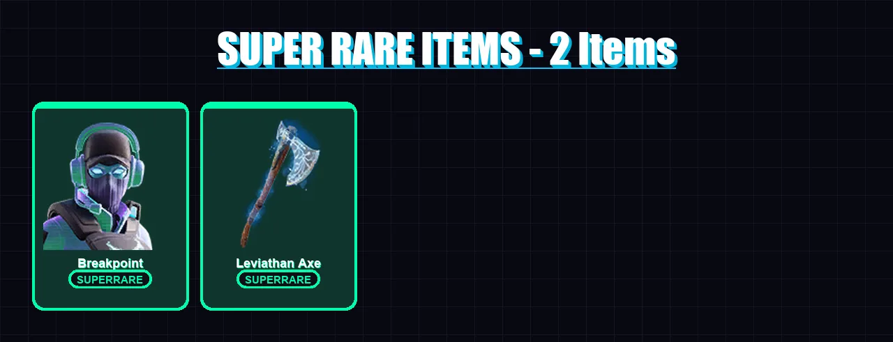 [PC/XBOX/PSN] | Breakpoint | Eternal Knight | Predator | Galaxia | Fade | 103 skin | 95 pickaxe | 78 emote | 83 glider | Lv1716