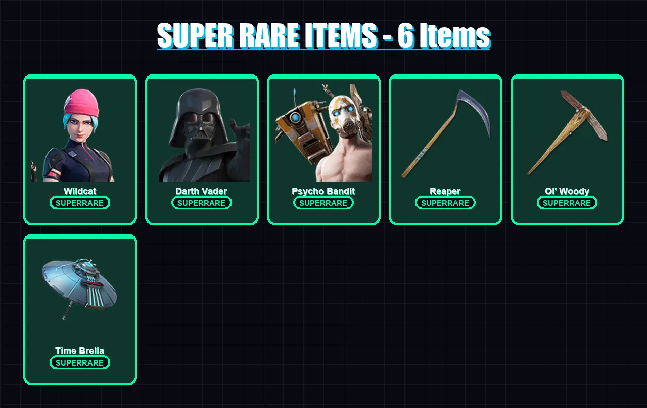 [PS4/PS5/PC] | Wildcat | Darth Vader | Psycho Bandit | Fallen Love Ranger | Frostbite | 297 skin | 326 pickaxe | 151 emote | 185 glider | Lv2816