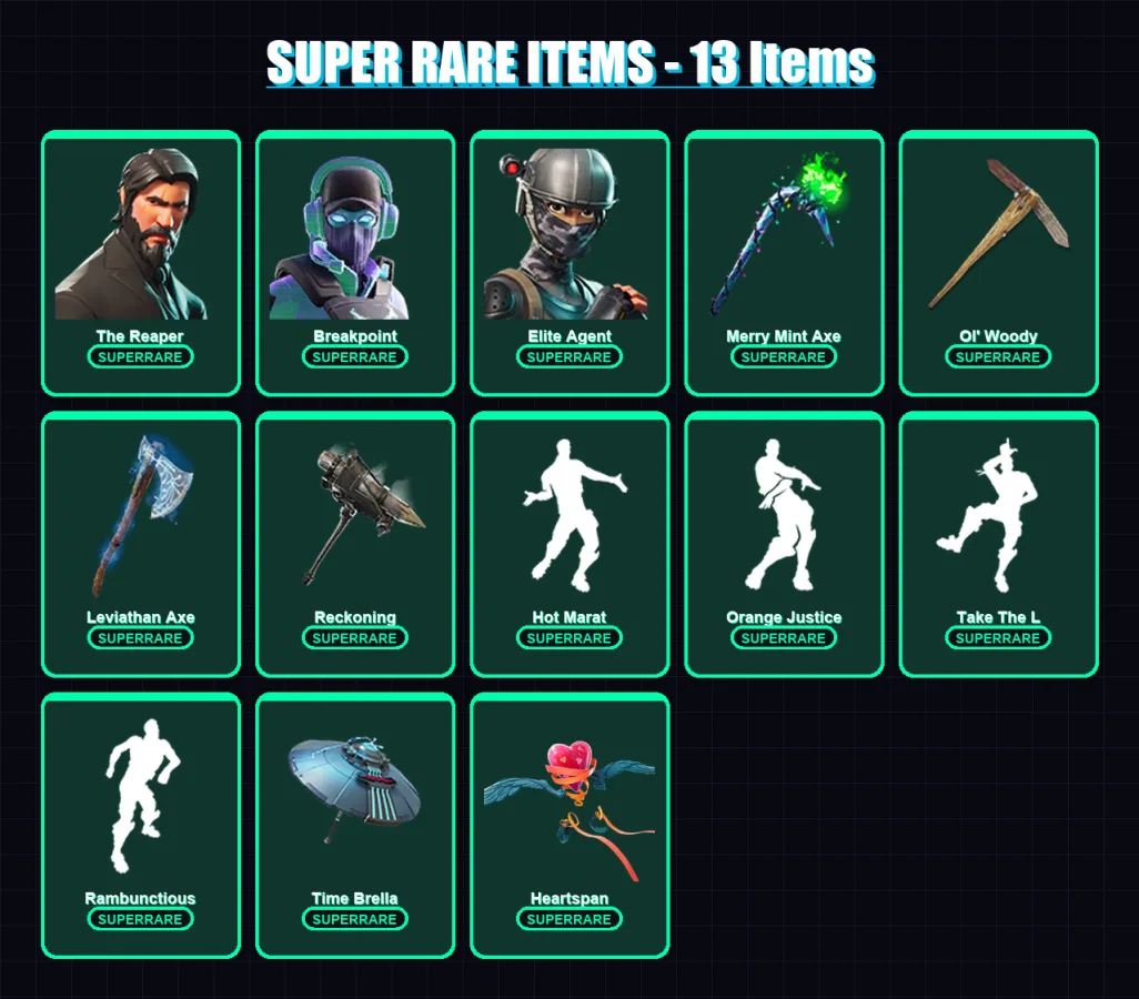 [PC/PSN] | The Reaper | Breakpoint | Elite Agent | Drift | Lynx | 153 skin | 146 pickaxe | 133 emote | 138 glider | Lv2533