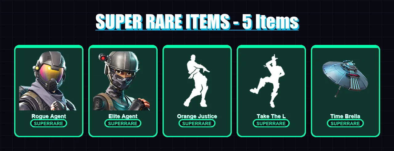 [PC/XBOX] | Rogue Agent | Elite Agent | Luxe | Wukong | Blackheart | 29 skin | 21 pickaxe | 29 emote | 20 glider | Lv346