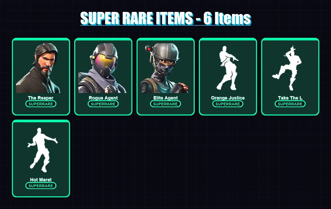 [PS4/PS5/XBOX/PC] | The Reaper | Rogue Agent | Elite Agent | Valor | Drift | 29 skin | 12 pickaxe | 28 emote | 19 glider | Lv377 — Fortnite account