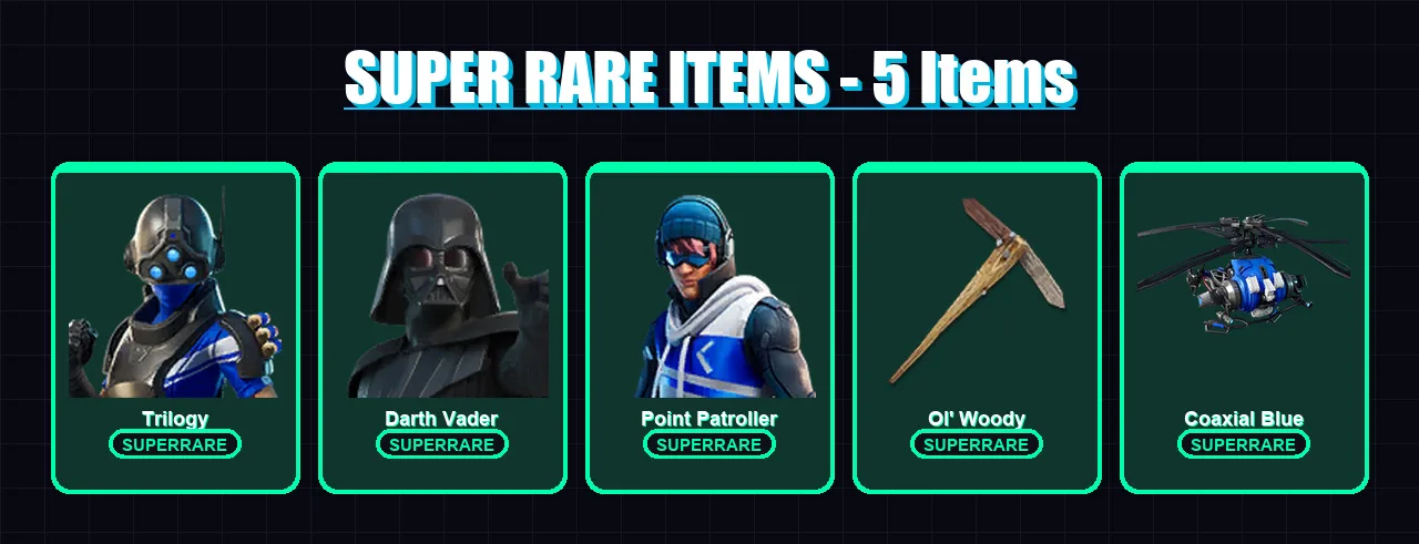[PS4/PS5/XBOX/PC] | Trilogy | Darth Vader | Point Patroller | Snap | Malik | 54 skin | 64 pickaxe | 45 emote | 63 glider | Lv766 — Fortnite account