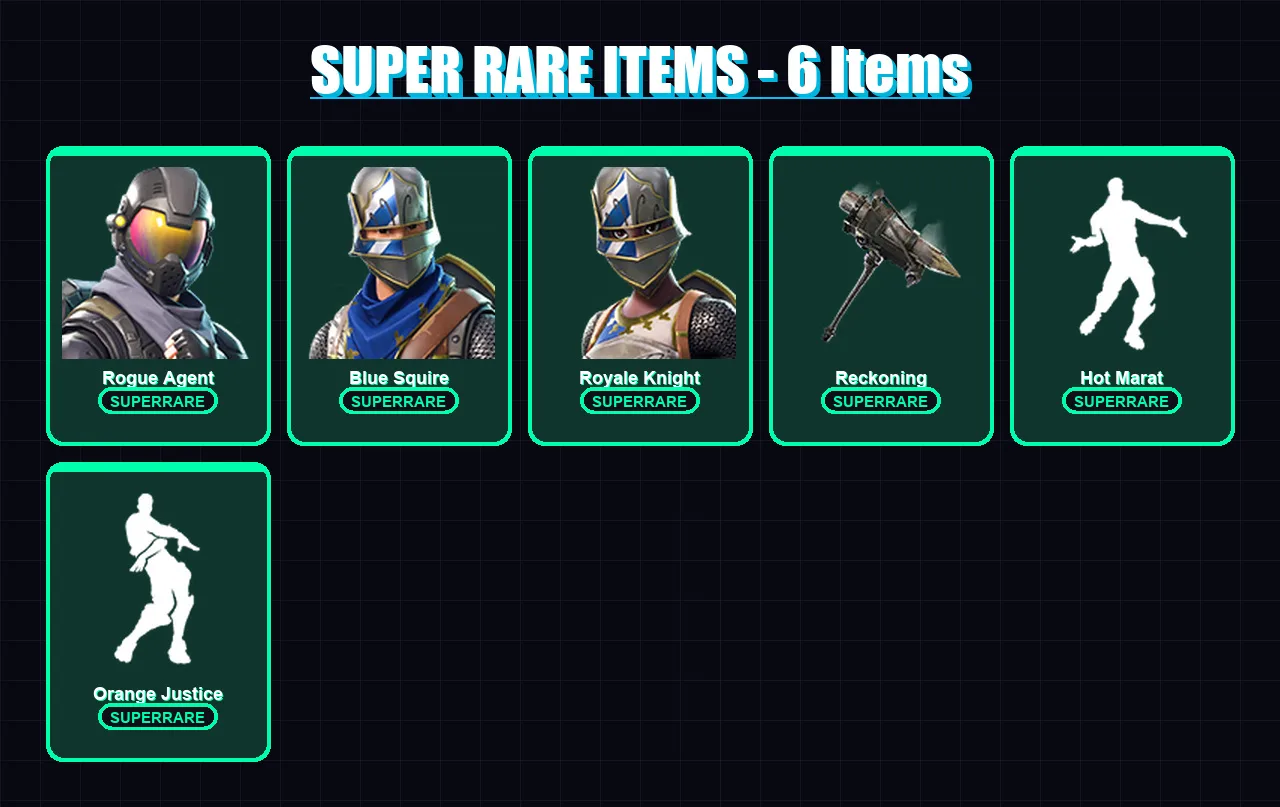 [PC/XBOX/PSN] | Rogue Agent | Blue Squire | Royale Knight | Blackheart | Rox | 61 skin | 46 pickaxe | 73 emote | 57 glider | Lv1035 — Fortnite account