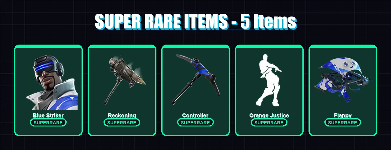 [PC/XBOX/PSN] | Blue Striker | Vertex | Drift | The Visitor | Raven | 28 skin | 17 pickaxe | 24 emote | 22 glider | Lv299