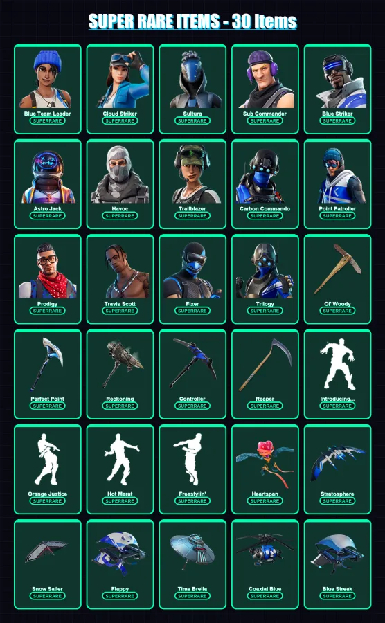 [PS4/PS5/XBOX/PC] | Blue Team Leader | Cloud Striker | Sultura | 281 skin | Lv4564