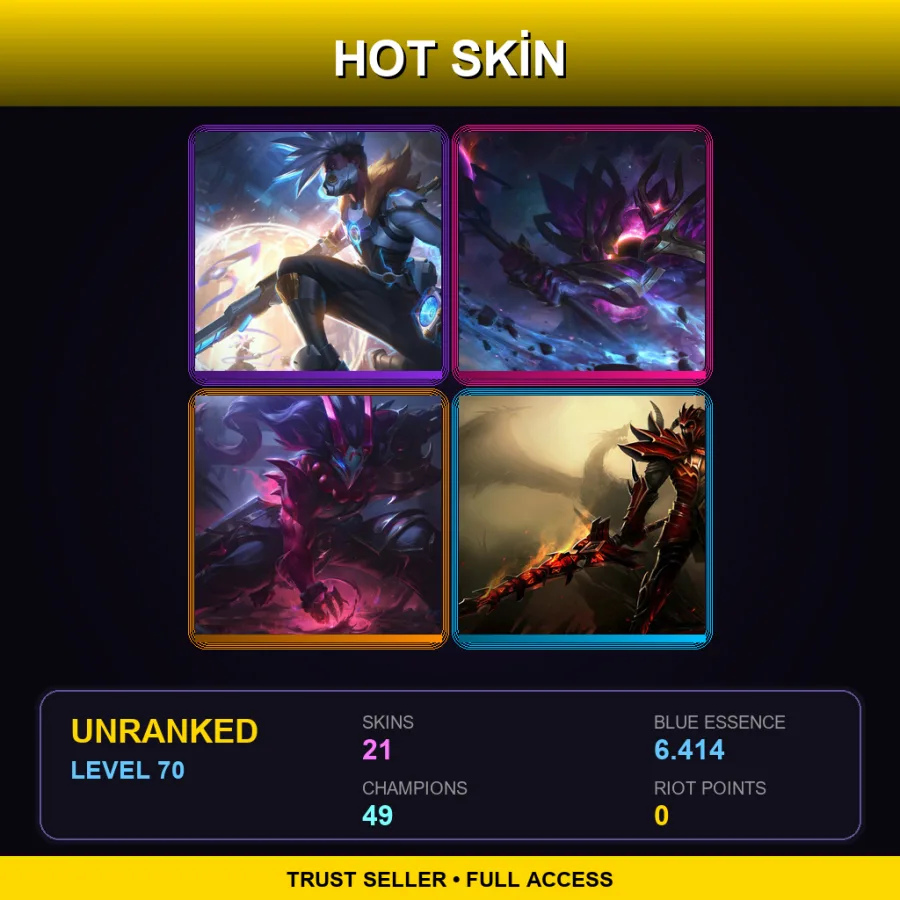 LAS | Lv70 | Unranked | 21 Skin | 49 Champ — Arctic Ops Kennen