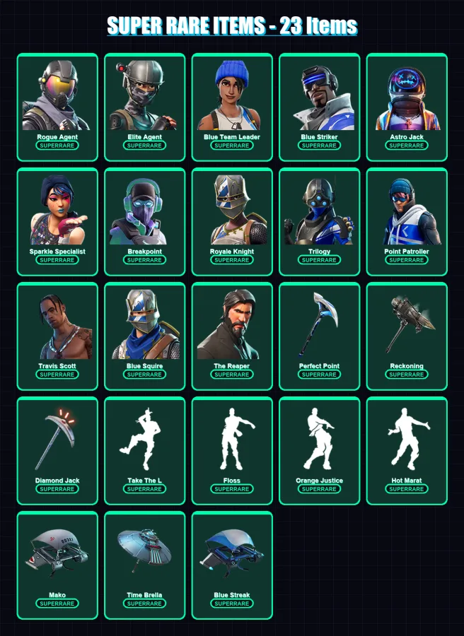 [PS4/PS5/XBOX/PC] | Rogue Agent | Elite Agent | Blue Team Leader | 216 skin | Lv3515
