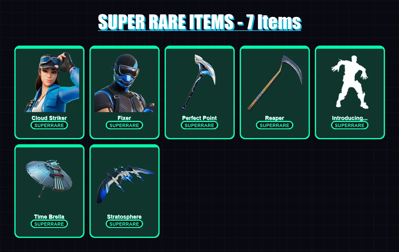 [PS4/PS5/XBOX/PC] | Cloud Striker | Fixer | Snap | Eternal Knight | Mandalorian | 83 skin | 132 pickaxe | 93 emote | 111 glider | Lv2464