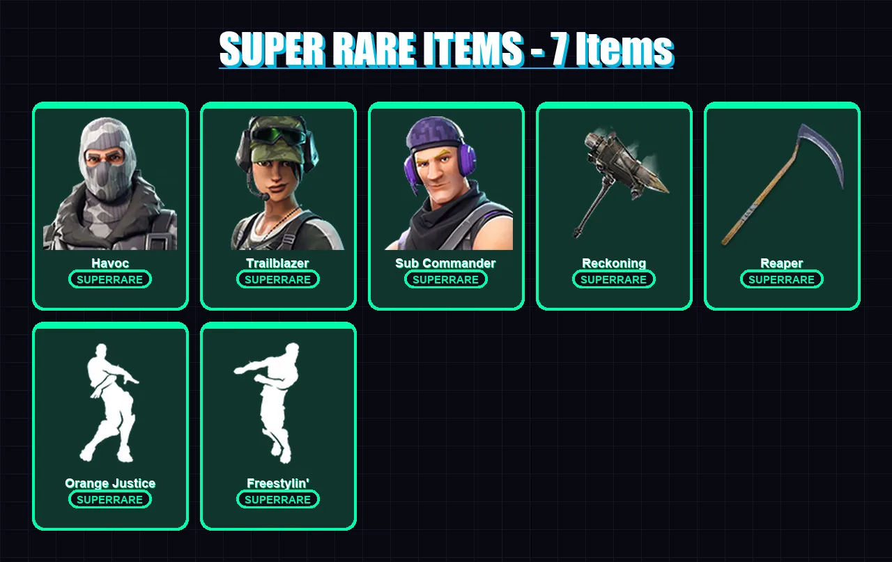 [PC/XBOX/PSN] | Havoc | Trailblazer | Sub Commander | Dire | Drift | 19 skin | 17 pickaxe | 27 emote | 21 glider | Lv380