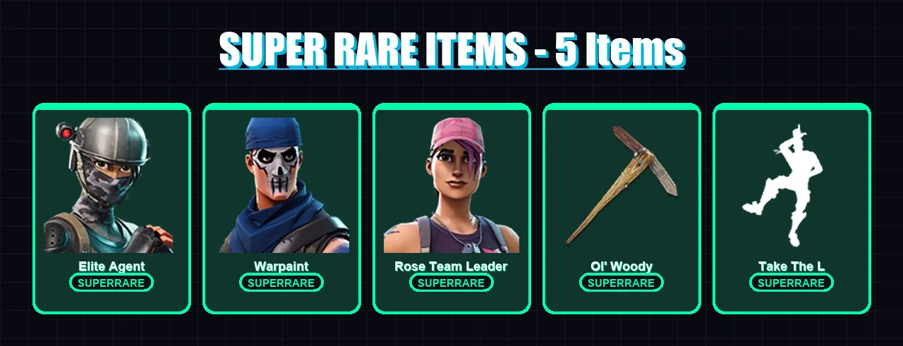 [PC/XBOX/PSN] | Elite Agent | Warpaint | Rose Team Leader | Dark Voyager | Rust Lord | 9 skin | 8 pickaxe | 5 emote | 6 glider | Lv61