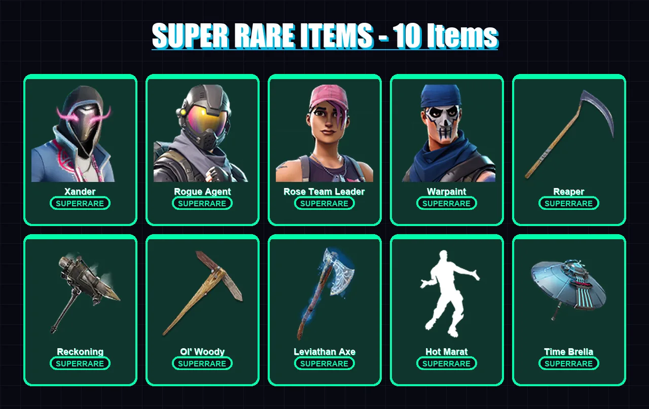 [PC/XBOX/PSN] | Xander | Rogue Agent | Rose Team Leader | Warpaint | Mandalorian | 190 skin | 168 pickaxe | 154 emote | 143 glider | Lv2061