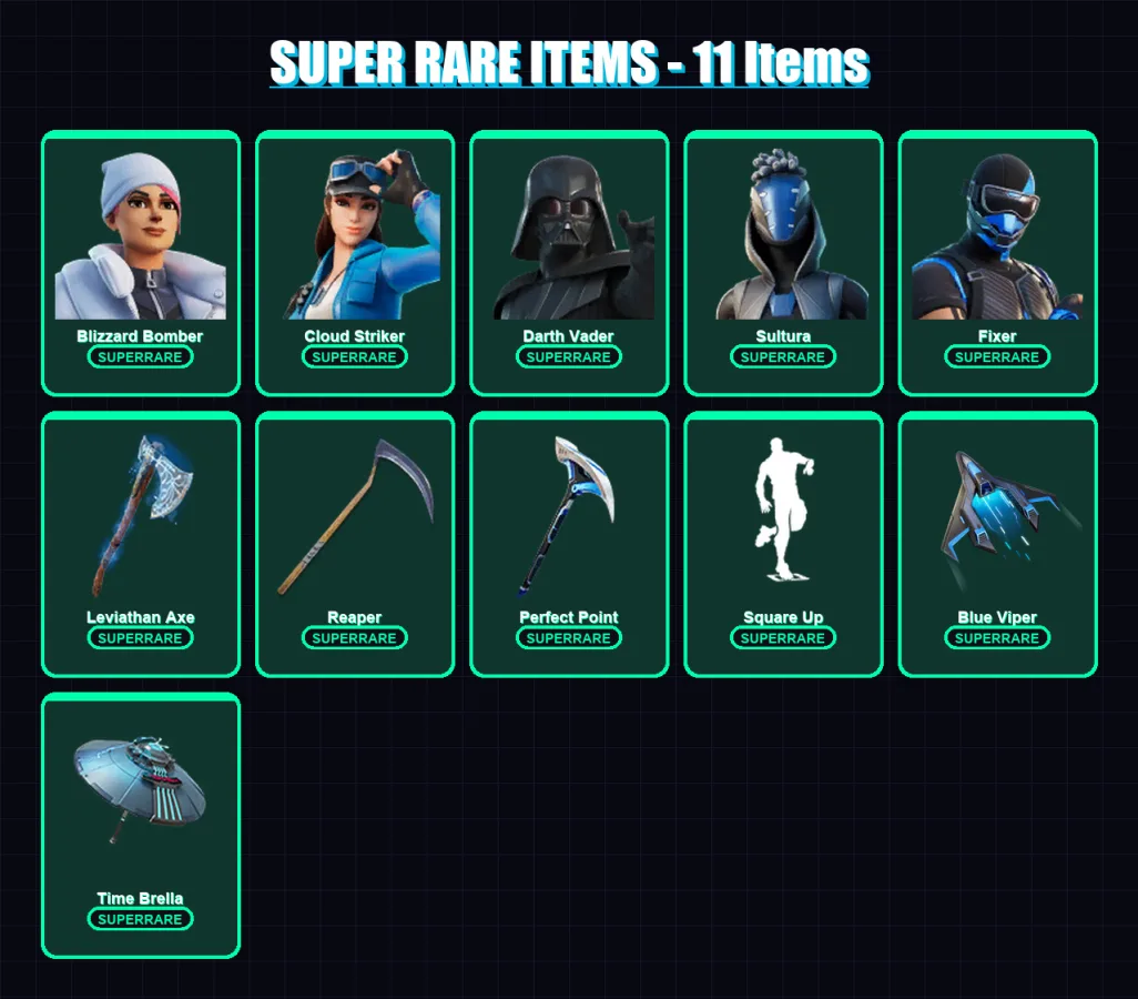 [PC/XBOX/PSN] | Renegade Raider | Galaxia | Lara Croft | Kor | Blizzard Bomber | 231 skin | 261 pickaxe | 166 emote | 173 glider | Lv3128