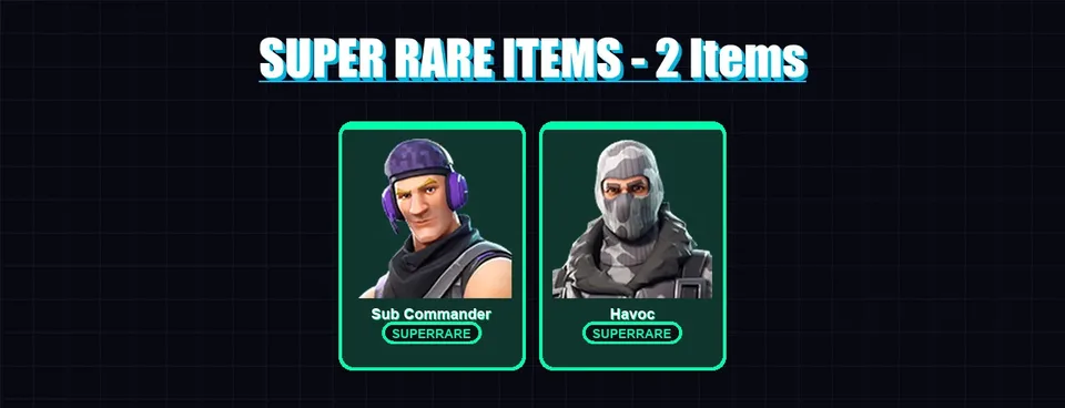 [PC/XBOX/PSN] | Sub Commander | Havoc | 2 skin | 2 pickaxe | 2 emote | 5 glider | Lv59 — main preview