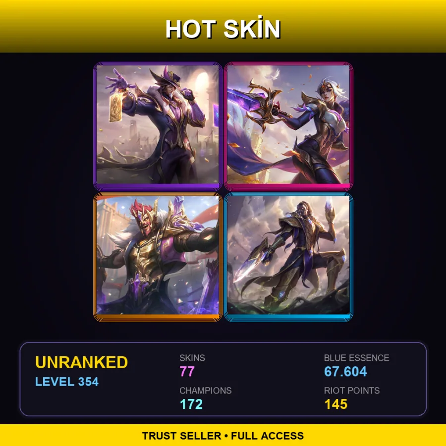 LAN | Lv354 | Unranked | 77 Skin | 172 Champ — Worlds 2015 Kalista
