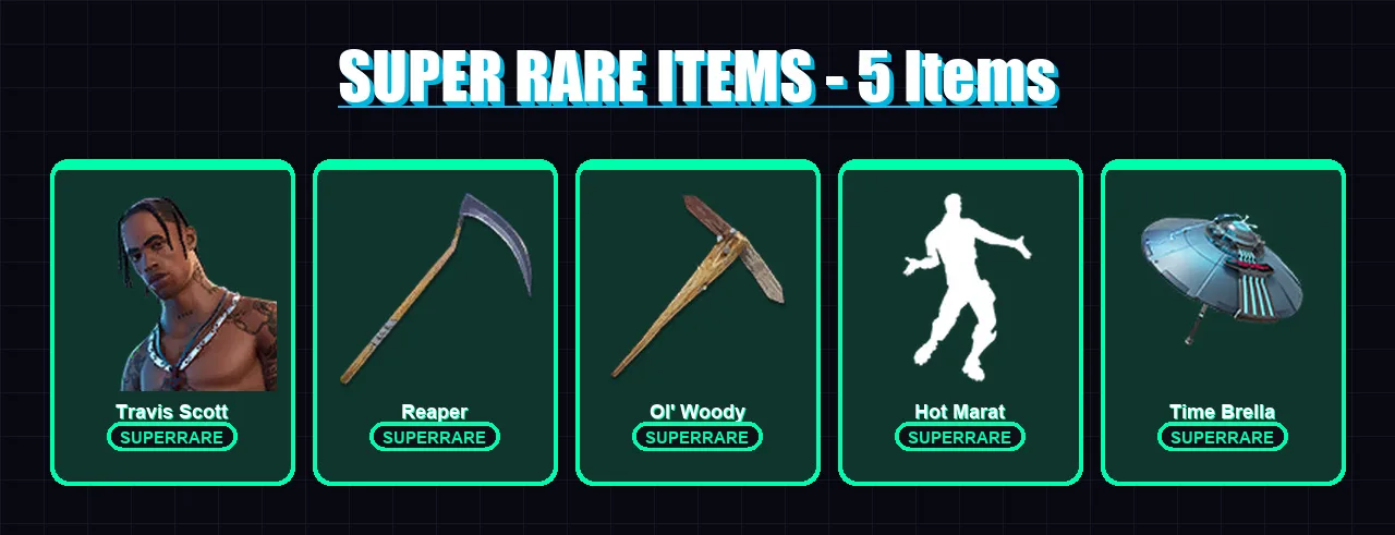 [PC/PSN] | Travis Scott | Ronin | The Imagined | Fade | Hybrid | 169 skin | 190 pickaxe | 140 emote | 134 glider | Lv2189