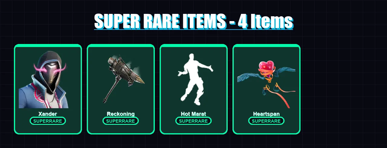 [PC/XBOX] | Xander | Singularity | Fusion | The Ice King | Vendetta | 75 skin | 68 pickaxe | 73 emote | 79 glider | Lv916 — Fortnite account