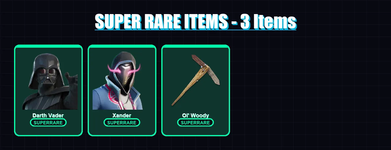 [PC/PSN] | Darth Vader | Xander | The Ageless | Snap | Twyn | 116 skin | 153 pickaxe | 107 emote | 118 glider | Lv1363
