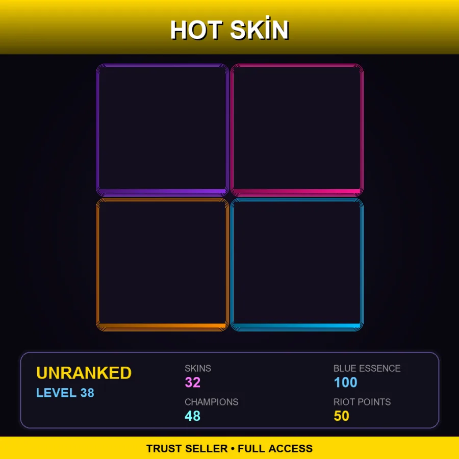 LAS | Lv38 | Unranked | 32 Skin | 48 Champ