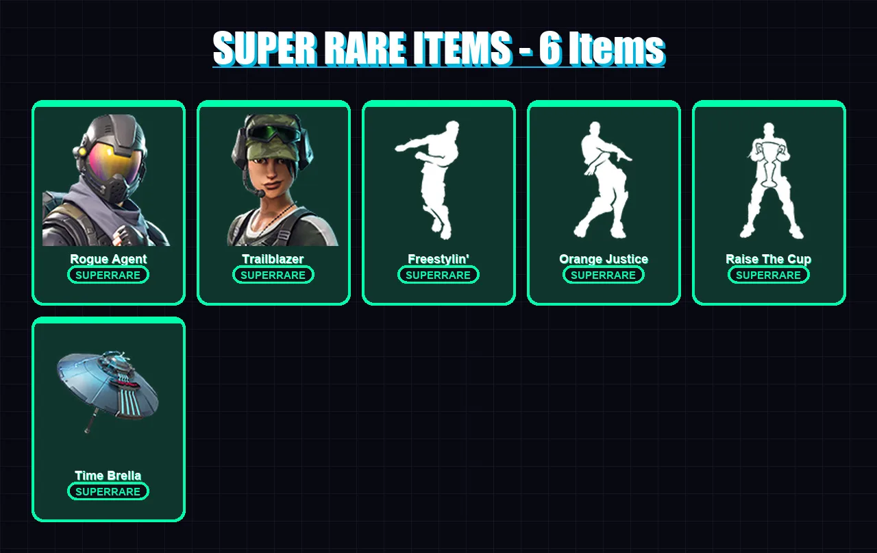 [PC/PSN] | Rogue Agent | Trailblazer | Drift | Midas | Omegarok | 84 skin | 125 pickaxe | 104 emote | 102 glider | Lv1810