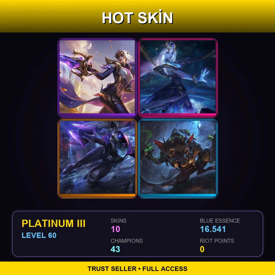 BR | Lv60 | Platinum III | 10 Skin | 43 Champ