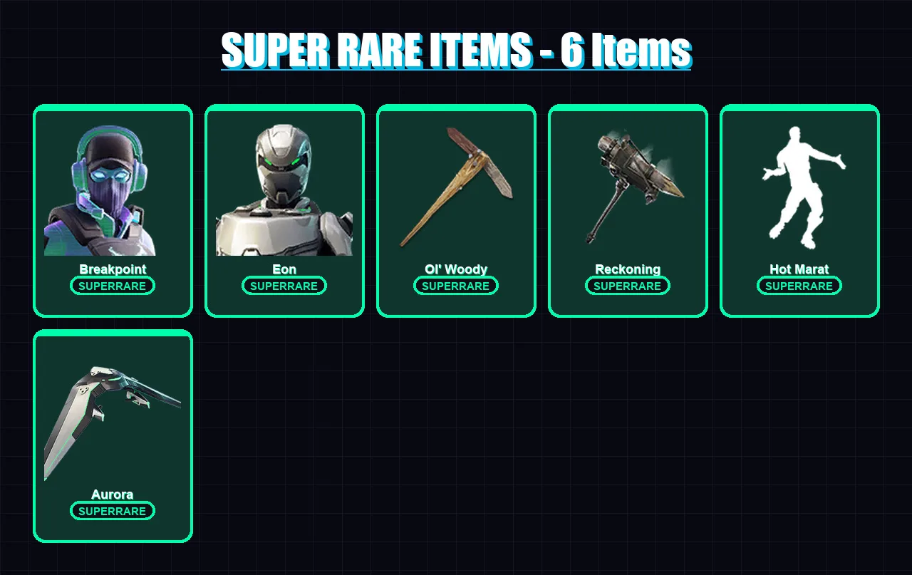 [PC/PSN] | Breakpoint | Eon | Sorana | Frozen Love Ranger | Gear Specialist Maya | 148 skin | 112 pickaxe | 106 emote | 104 glider | Lv1269
