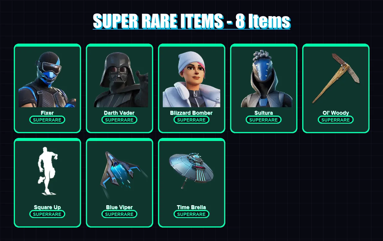 [PC/XBOX] | Fixer | Darth Vader | Blizzard Bomber | Sultura | Raz | 158 skin | 207 pickaxe | 161 emote | 178 glider | Lv2914