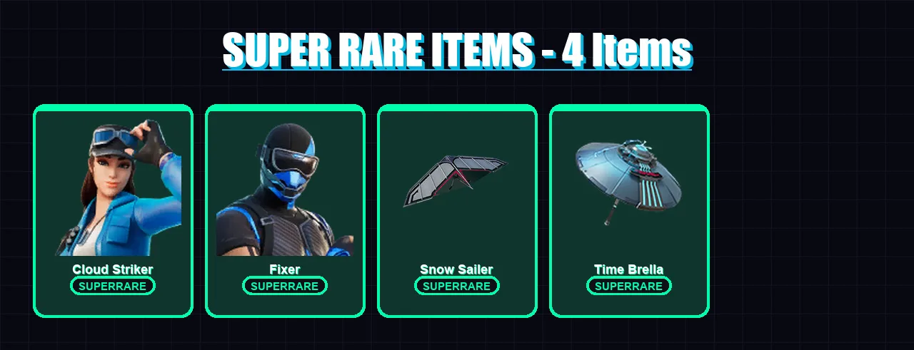 [PC/XBOX] | Cloud Striker | Fixer | Mandalorian | Predator | Valeria | 47 skin | 89 pickaxe | 78 emote | 75 glider | Lv1277