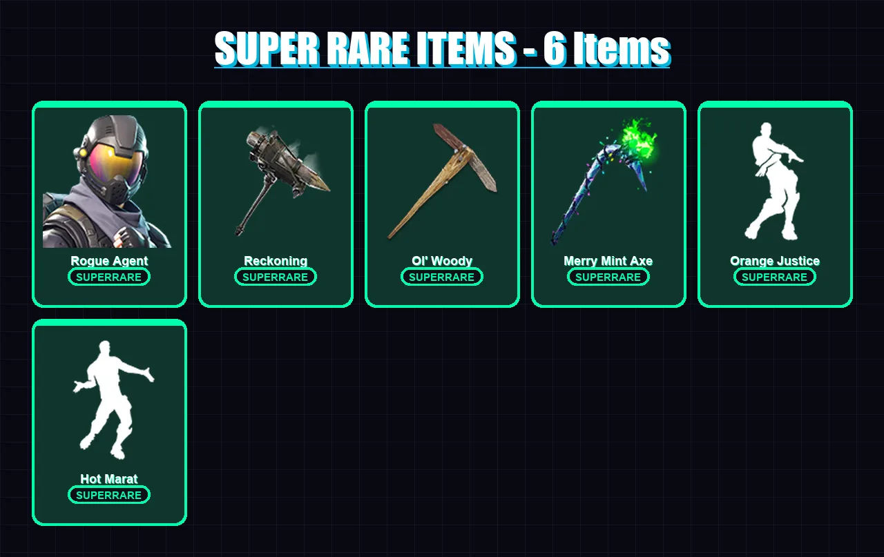 [PC/XBOX/PSN] | Rogue Agent | Calamity | Gear Specialist Maya | Deadpool | The Scientist | 45 skin | 46 pickaxe | 68 emote | 55 glider | Lv810