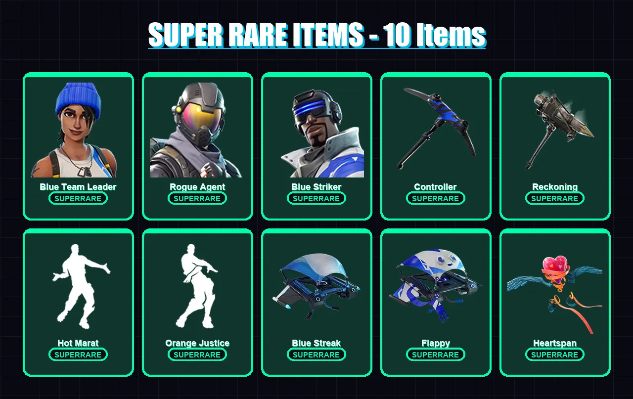 [PC/XBOX/PSN] | Blue Team Leader | Rogue Agent | Blue Striker | Lynx | Valor | 45 skin | 31 pickaxe | 60 emote | 48 glider | Lv674 — Fortnite account